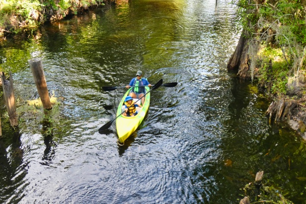 Kayaking at Shingle Creek