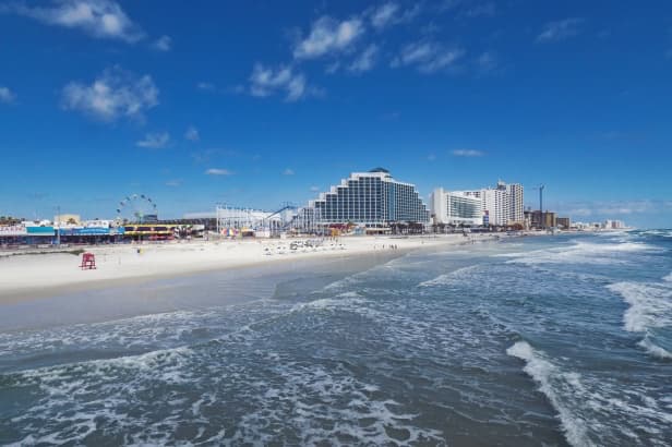 View of Daytona Beach from the pier