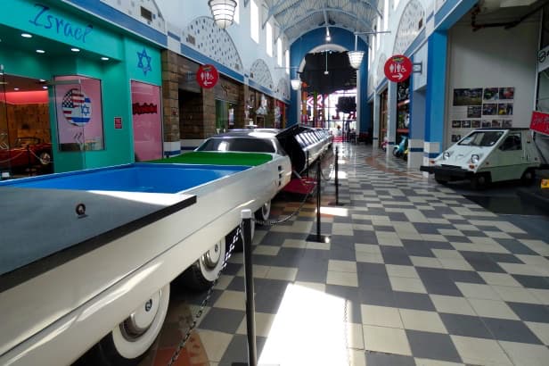 Rear end of World's longest car, Auto Museum