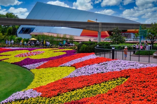 Epcot International Flower & Garden Festival displays